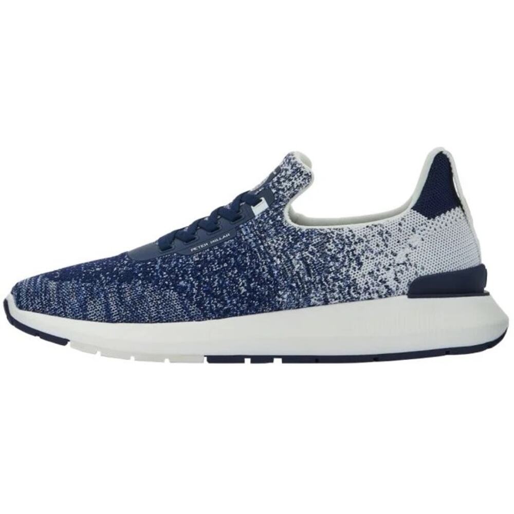 NEW Peter Millar Womens Hyperlight Apollo Casual Slip On Sneakers Navy/White 9.5 - Picture 4 of 9